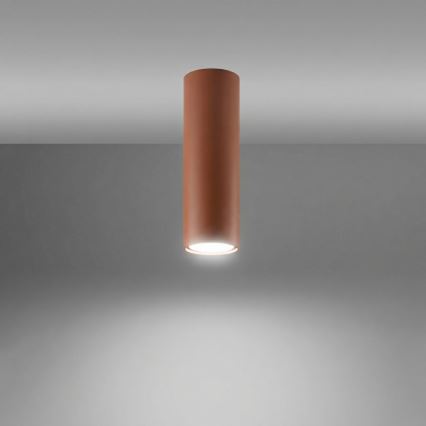 Bodové svítidlo LAGOS 1xGU10/10W/230V 20 cm hnědá