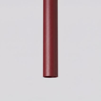Lustr na lanku PASTELO 1xG9/8W/230V červená