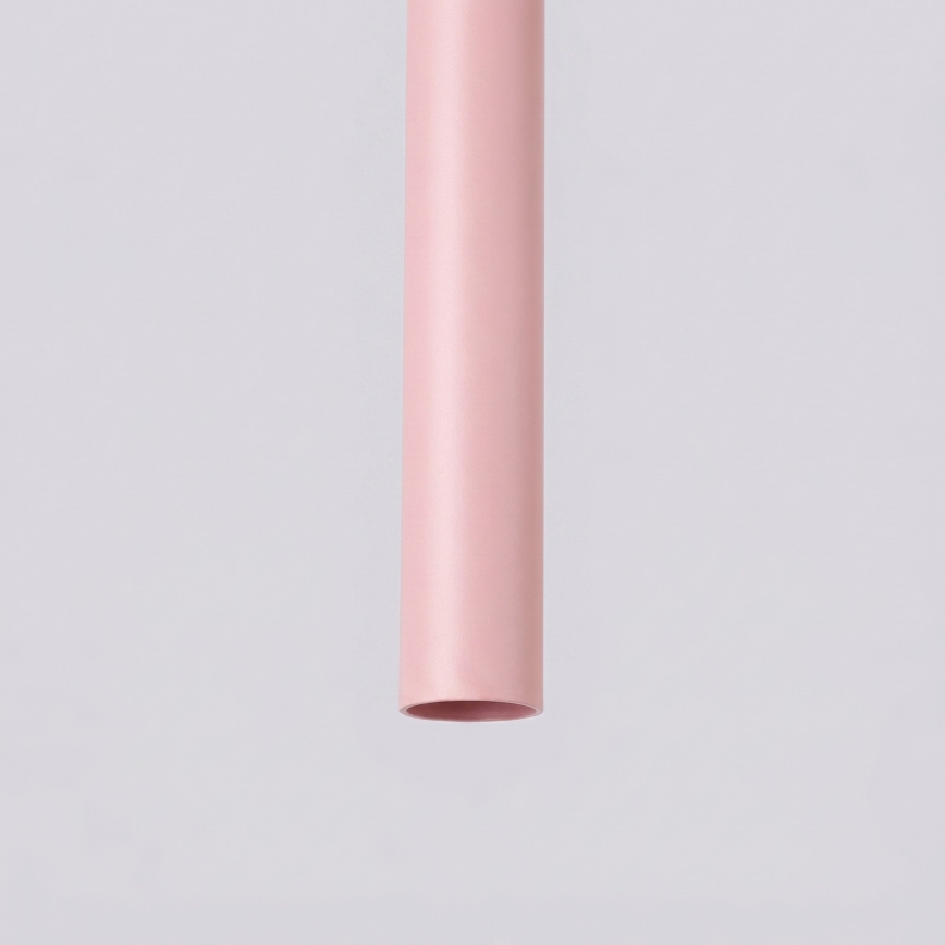 Lustr na lanku PASTELO 1xG9/8W/230V růžová