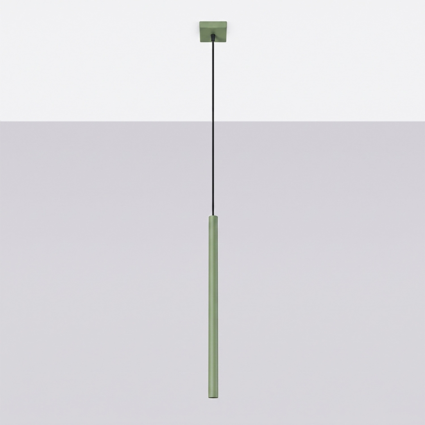 Lustr na lanku PASTELO 1xG9/8W/230V zelená