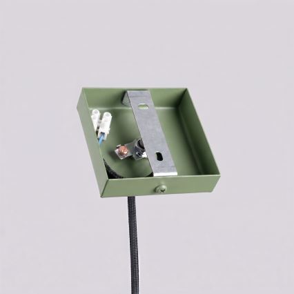 Lustr na lanku PASTELO 1xG9/8W/230V zelená