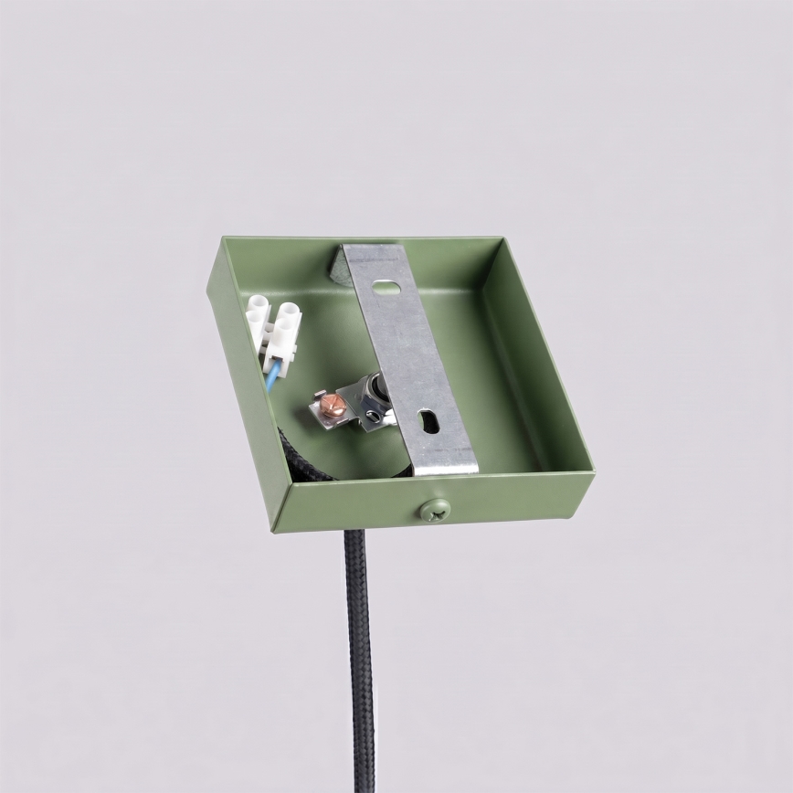 Lustr na lanku PASTELO 1xG9/8W/230V zelená