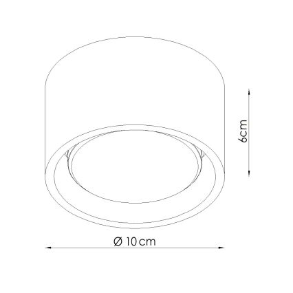 Bodové svítidlo MODO 1xGX53/10W/230V bílá