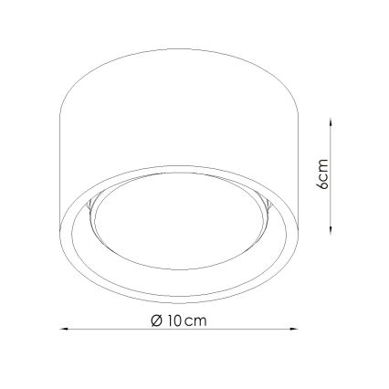 Bodové svítidlo MODO 1xGX53/10W/230V zelená
