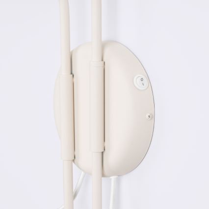 Nástěnná lampa NOX 2xE14/10W/230V krémová