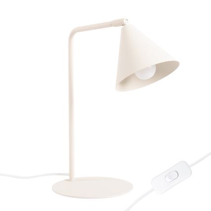Stolní lampa NOX 1xE14/10W/230V krémová
