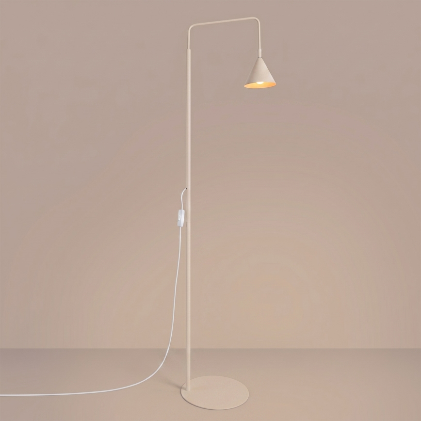 Stojací lampa NOX 1xE14/10W/230V krémová