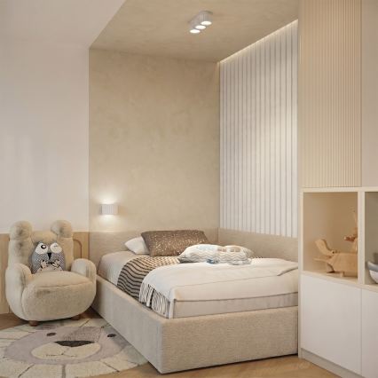 Nástěnné svítidlo AURA 1xGX53/10W/230V bílá