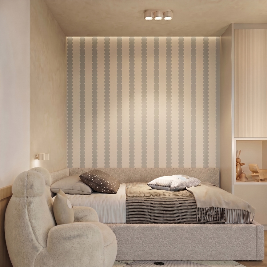 Nástěnné svítidlo AURA 1xGX53/10W/230V krémová