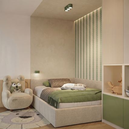 Nástěnné svítidlo AURA 1xGX53/10W/230V zelená