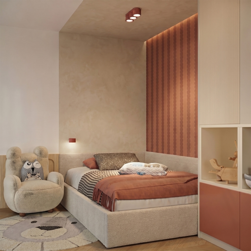 Nástěnné svítidlo AURA 1xGX53/10W/230V oranžová