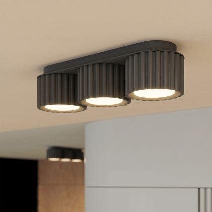 Bodové svítidlo AURA 3xGX53/10W/230V černá
