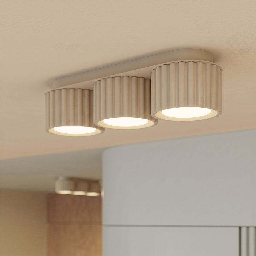 Bodové svítidlo AURA 3xGX53/10W/230V krémová