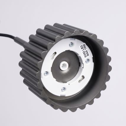 Lustr na lanku AURA 1xGX53/10W/230V černá