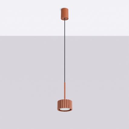 Lustr na lanku AURA 1xGX53/10W/230V červená