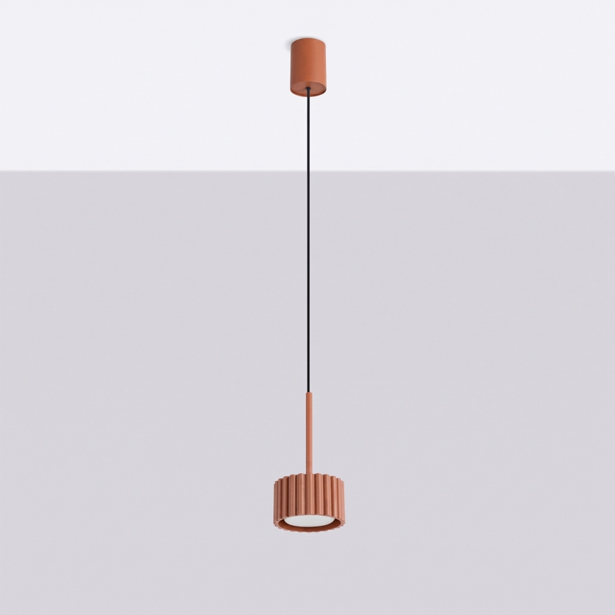 Lustr na lanku AURA 1xGX53/10W/230V červená