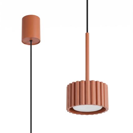 Lustr na lanku AURA 1xGX53/10W/230V červená