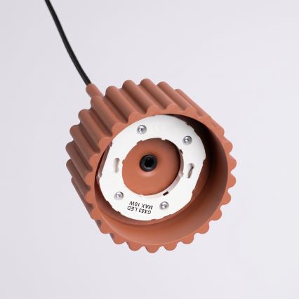 Lustr na lanku AURA 1xGX53/10W/230V červená