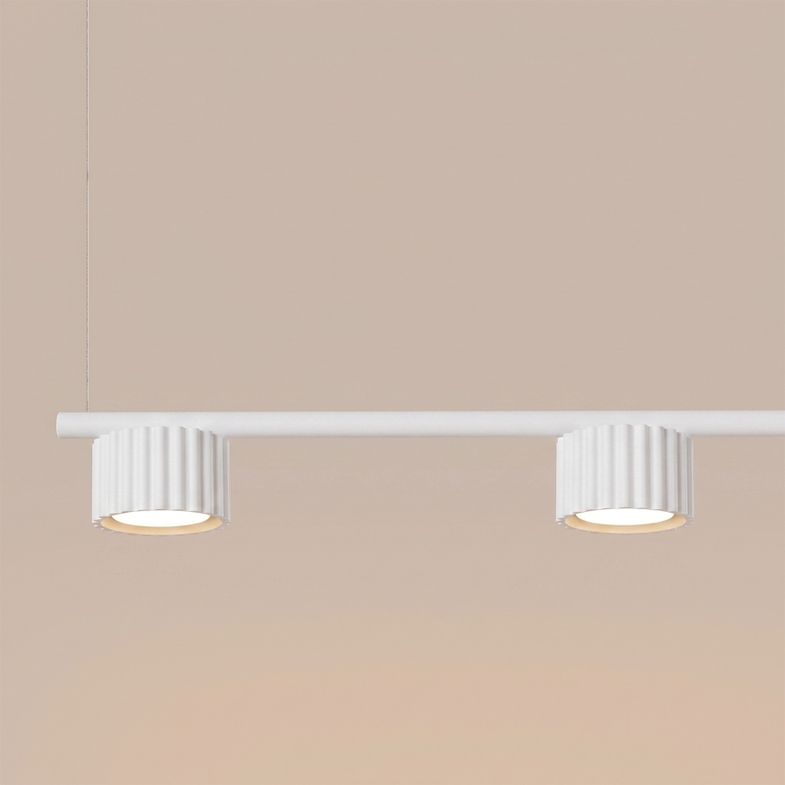 Lustr na lanku AURA 4xGX53/10W/230V bílá