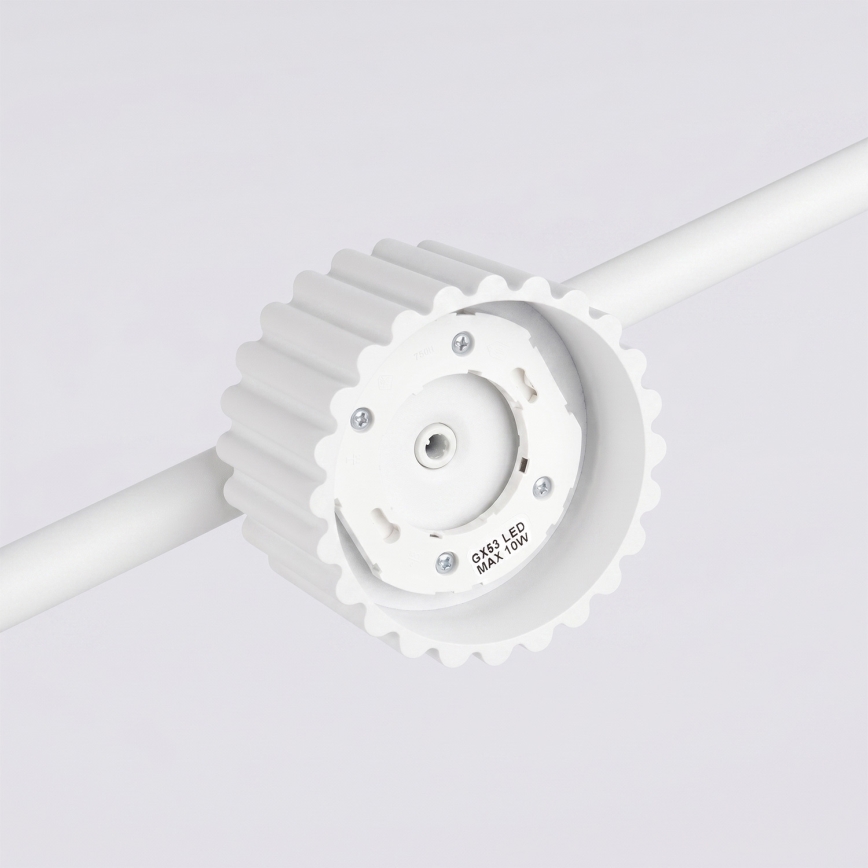 Lustr na lanku AURA 4xGX53/10W/230V bílá