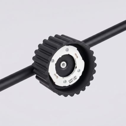 Lustr na lanku AURA 4xGX53/10W/230V černá