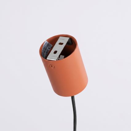 Lustr na lanku AURA 4xGX53/10W/230V červená