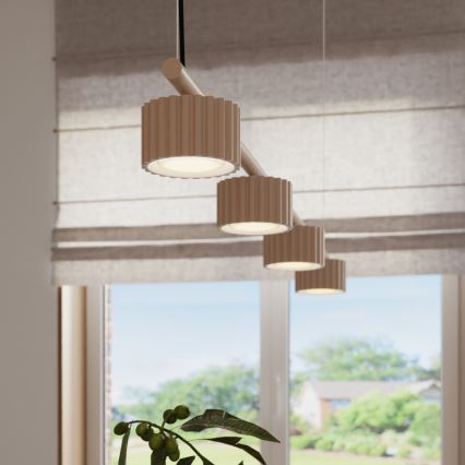 Lustr na lanku AURA 4xGX53/10W/230V taupe