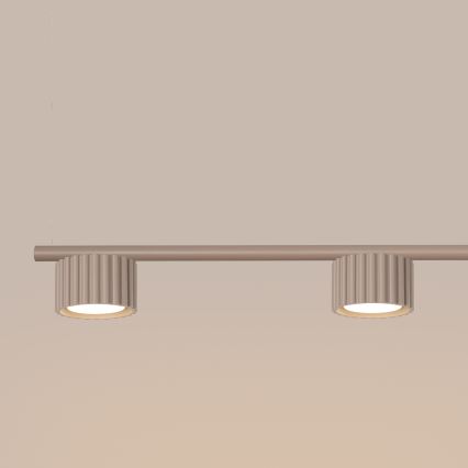 Lustr na lanku AURA 4xGX53/10W/230V taupe