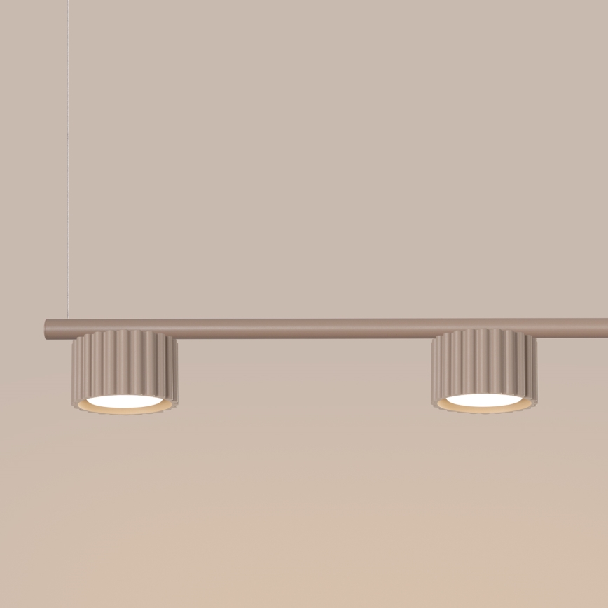 Lustr na lanku AURA 4xGX53/10W/230V taupe