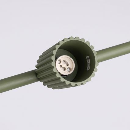 Lustr na lanku KARBON 4xGU10/10W/230V zelená