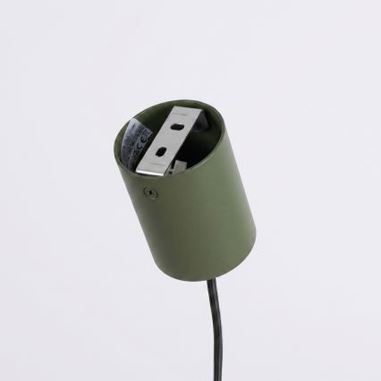 Lustr na lanku KARBON 4xGU10/10W/230V zelená