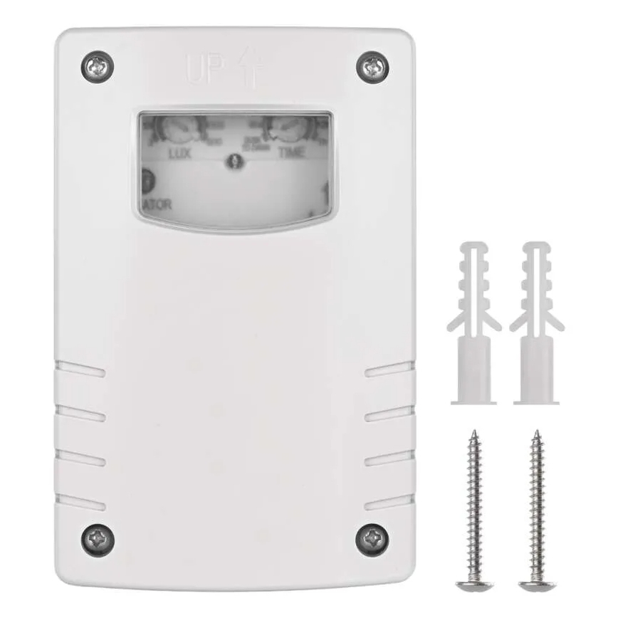 Soumrakový spínač 1800W/230V IP65 bílá