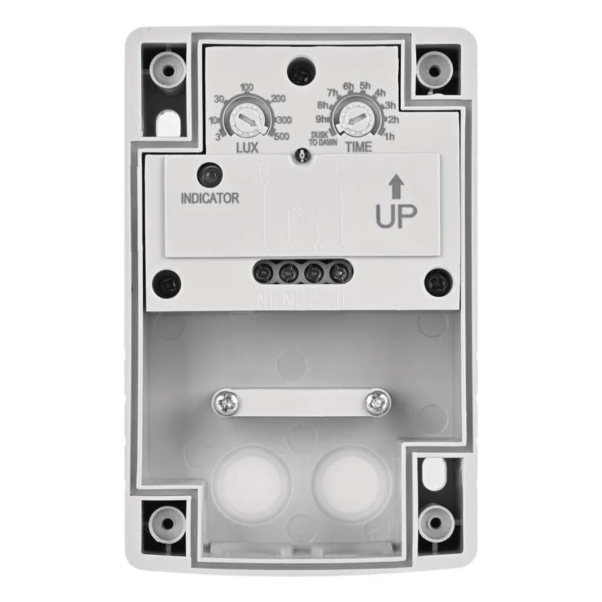 Soumrakový spínač 1800W/230V IP65 bílá