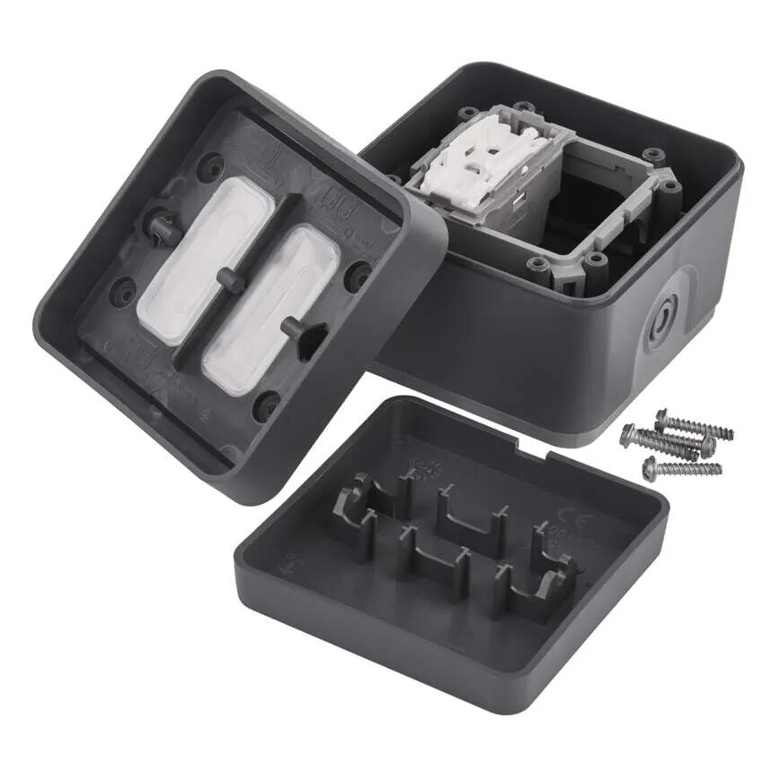Spínač domovní střídavý 250V/10A IP55