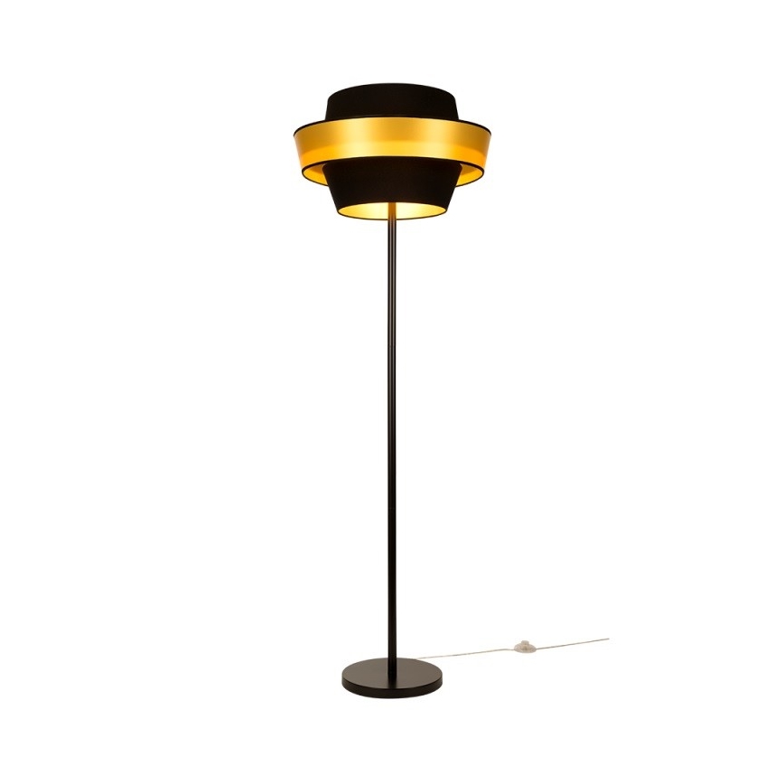 Stojací lampa PRETO GOLD 1xE27/60W/230V