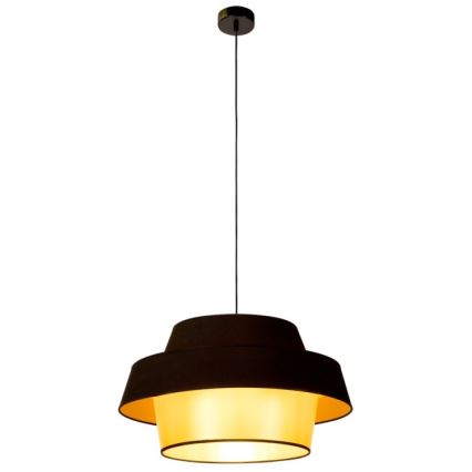 Lustr na lanku PRETO GOLD 1xE27/60W/230V – FSC certifikováno