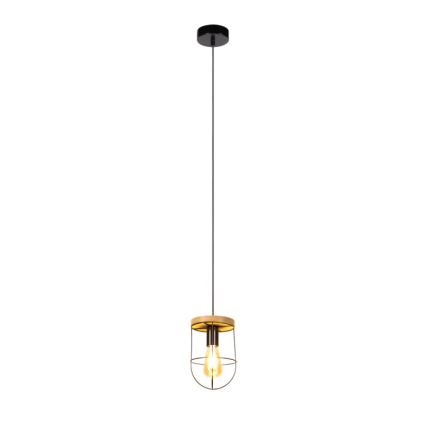 Lustr na lanku NETUNO 1xE27/60W/230V dub – FSC certifikováno