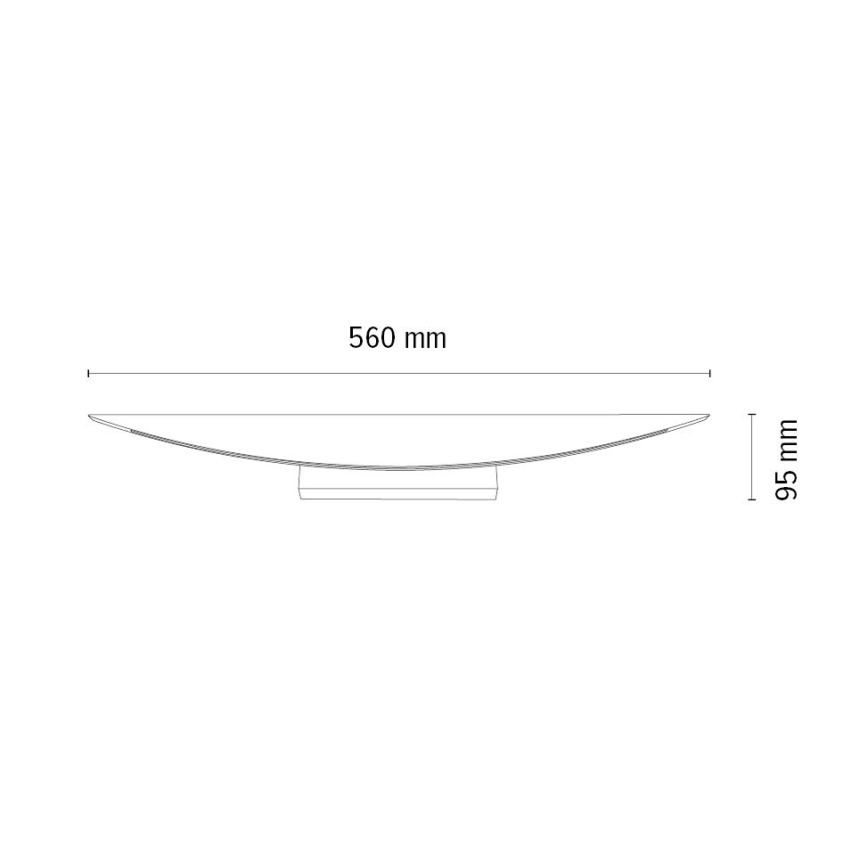 LED Stmívatelné nástěnné svítidlo DUBAI LED/6,5W/230V dub