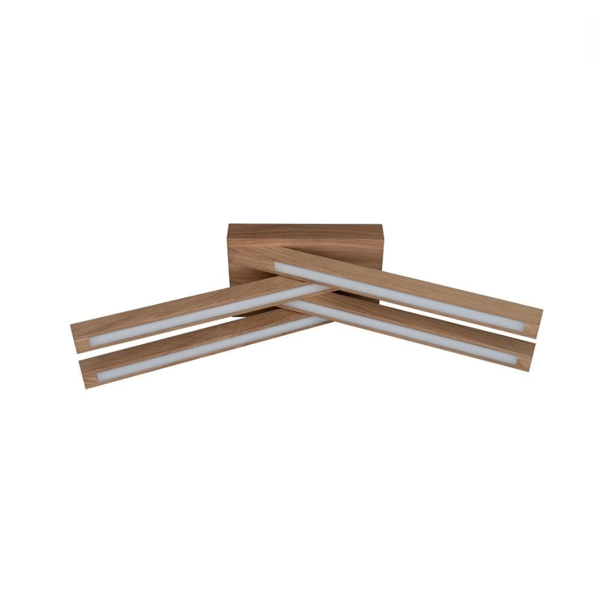 LED Přisazený lustr LINUS 4xLED/4,5W/230V matný dub