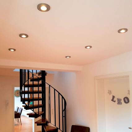SADA 3x LED Podhledové svítidlo VITAR 1xGU10/5W/230V CRI 90 beton