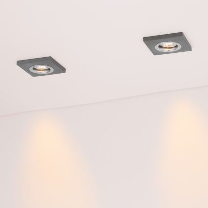 SADA 3x LED Podhledové svítidlo VITAR 1xGU10/5W/230V CRI 90 beton