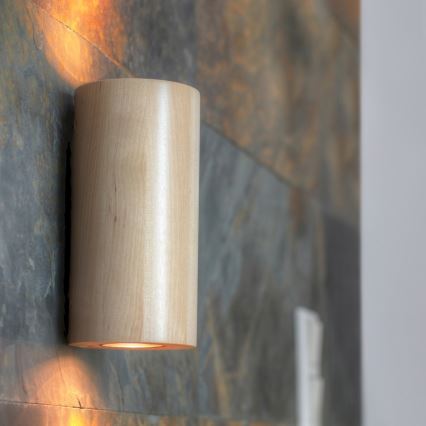 LED Nástěnné svítidlo WOODDREAM 2xGU10/5W/230V bříza