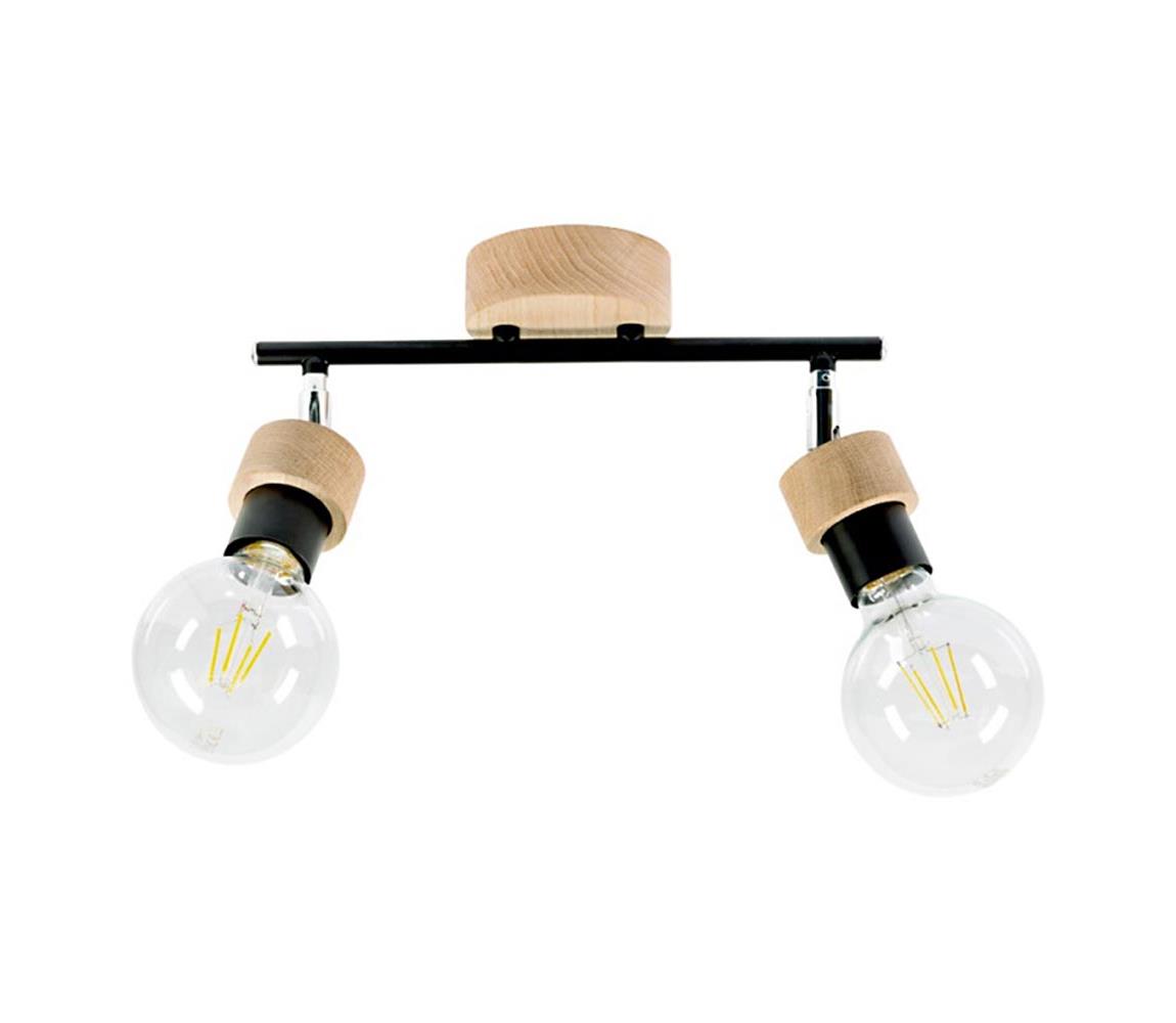 Spot-Light Spot-Light 2834274 - Bodové svítidlo MARJOLAINE 2xE27/25W/230V dub SP0820