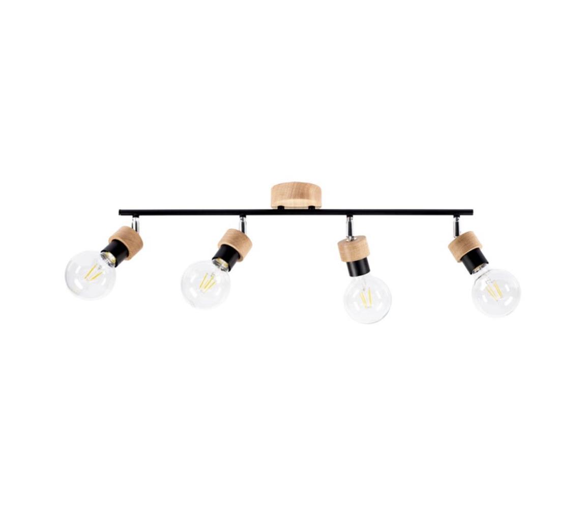 Spot-Light Spot-Light 2834474 - Bodové svítidlo MARJOLAINE 4xE27/25W/230V dub SP0822