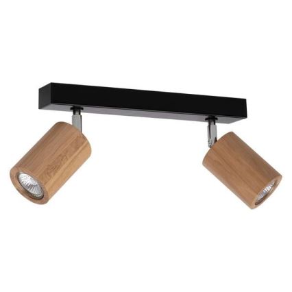 LED Stropní bodové svítidlo MATTI 2xGU10/5W/230V dub – FSC certifikováno