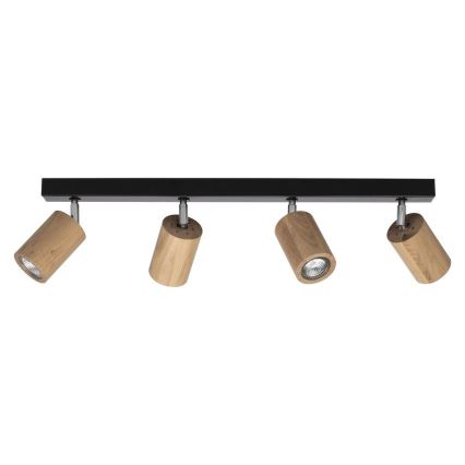 LED Stropní bodové svítidlo MATTI 4xGU10/5W/230V dub