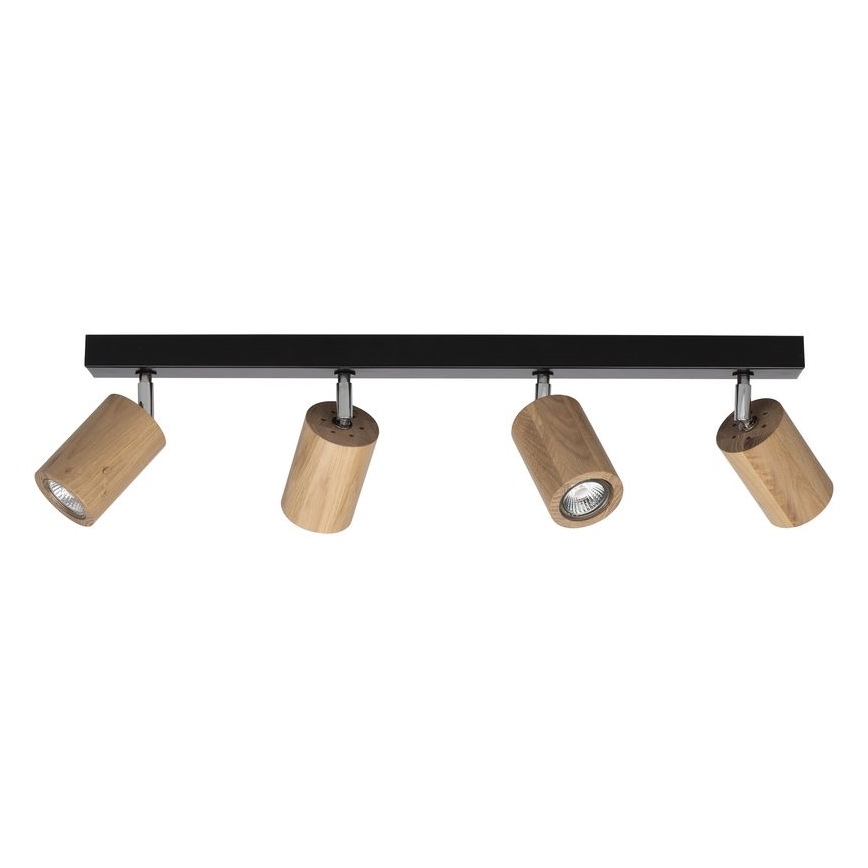 LED Stropní bodové svítidlo MATTI 4xGU10/5W/230V dub