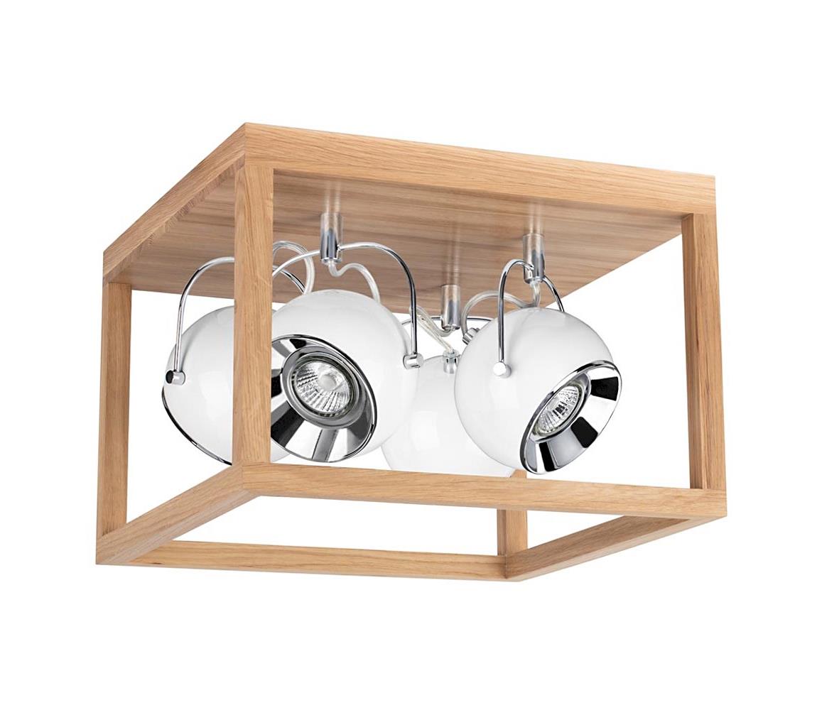 Spot-Light Spot-Light 5222474 - LED Stropní svítidlo ROY 4xGU10/5W/230V matný dub SP0267