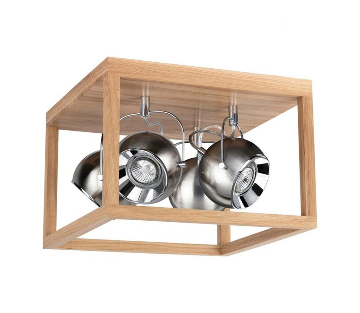 Spot-Light Spot-Light 5227474 - LED Bodové svítidlo ROY 4xGU10/5W/230V matný dub SP0273