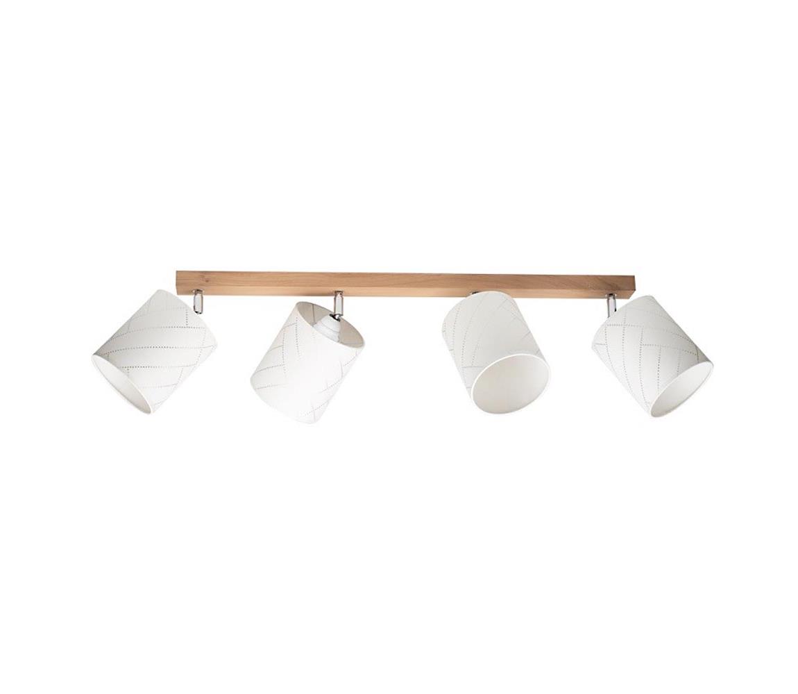 Spot-Light Spot-Light 56749474 - Bodové svítidlo PUNTO 4xE27/25W/230V dub SP0838